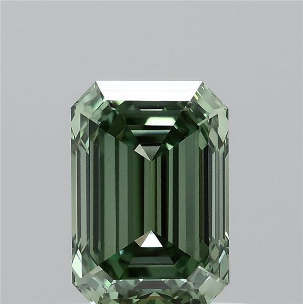 1.02 Ct. Fancy Vivid Green Emerald Lab Grown Diamond
