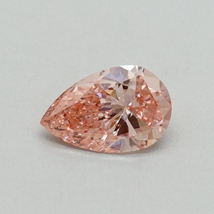 0.30 Ct. Fancy Vivid Pink Pear Lab Grown Diamond
