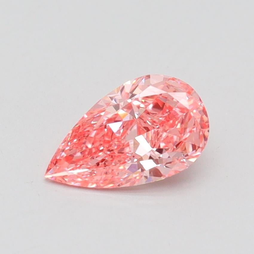 0.78 Ct. Fancy Vivid Pink Pear Lab Grown Diamond