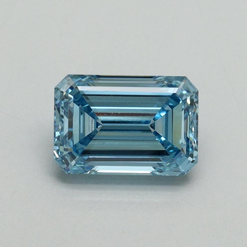 1.03 Ct. Fancy Vivid Blue Emerald Lab Grown Diamond