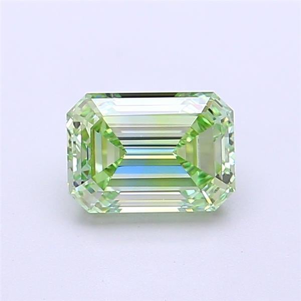1.01 Ct. Fancy Vivid  Green Emerald Lab Grown Diamond
