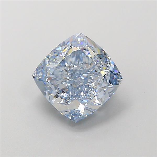 1.72 Ct. Fancy Intense  Blue Cushion Lab Grown Diamond