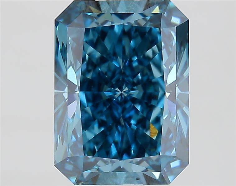 1.60 Ct. Fancy Vivid  Blue Radiant Lab Grown Diamond