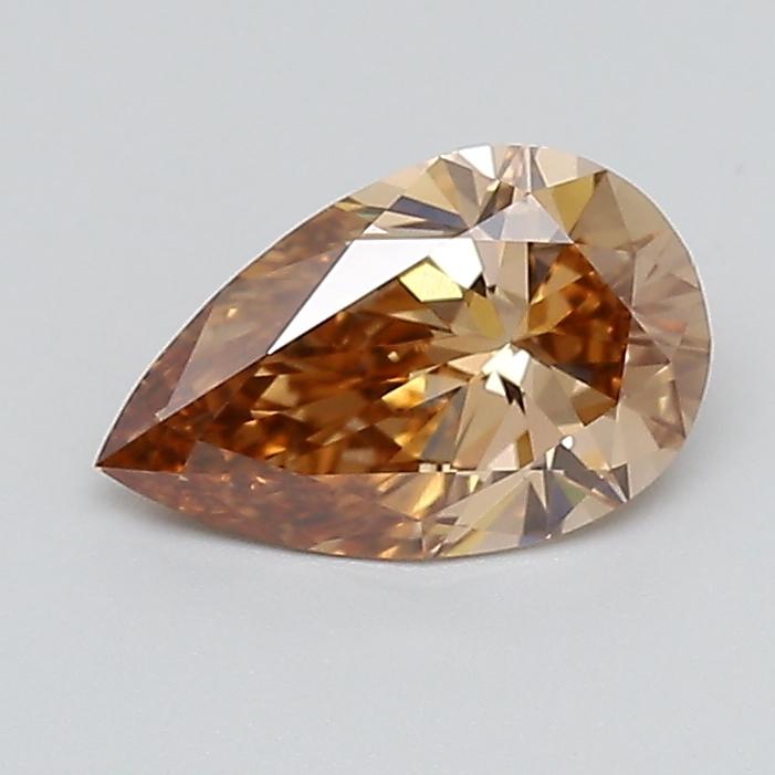 1.08 Ct. Fancy Light  Brown Pear Lab Grown Diamond