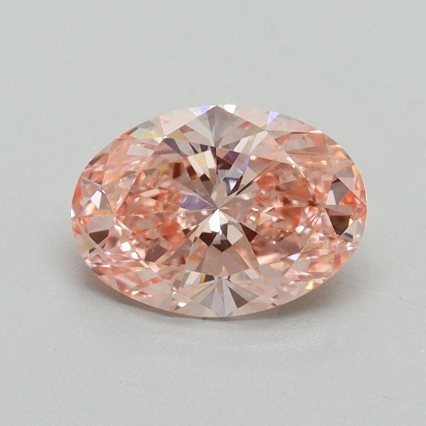 1.02 Ct. Fancy Vivid Pink Oval Lab Grown Diamond