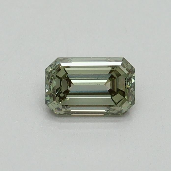 0.35 Ct. Fancy Intense Green Emerald Lab Grown Diamond