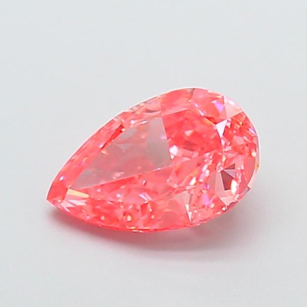 1.88 Ct. Fancy Vivid  Pink Pear Lab Grown Diamond