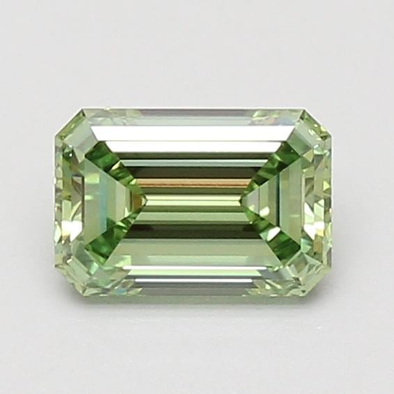 0.94 Ct. Fancy Vivid Green Emerald Lab Grown Diamond