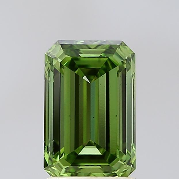 1.87 Ct. Fancy Vivid Green Emerald Lab Grown Diamond