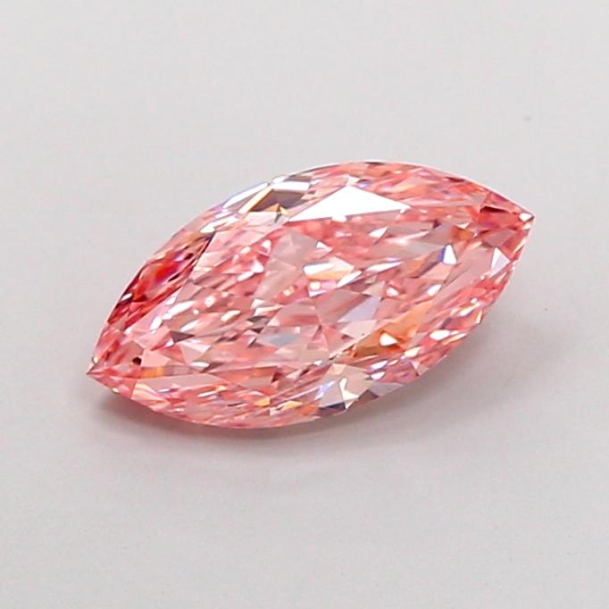 1.53 Ct. Fancy Vivid Pink Marquise Lab Grown Diamond