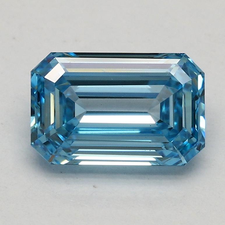 1.04 Ct. Fancy Vivid Blue Emerald Lab Grown Diamond