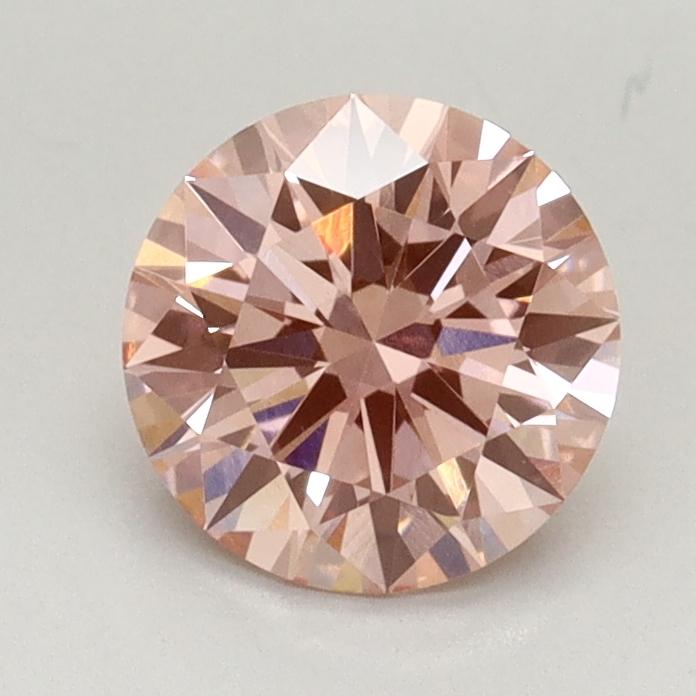 1.04 Ct. Fancy Vivid Pink Round Lab Grown Diamond