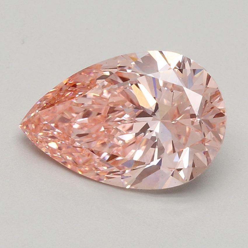 1.70 Ct. Fancy Intense Pink Pear Lab Grown Diamond
