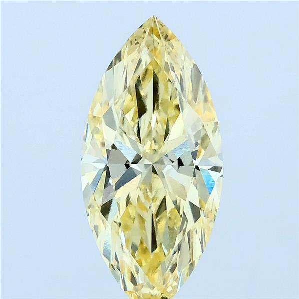2.06 Ct. Fancy Yellow Marquise Lab Grown Diamond