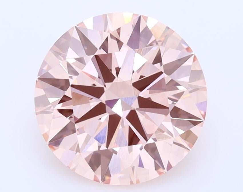 3.06 Ct. Fancy Intense Pink Round Lab Grown Diamond