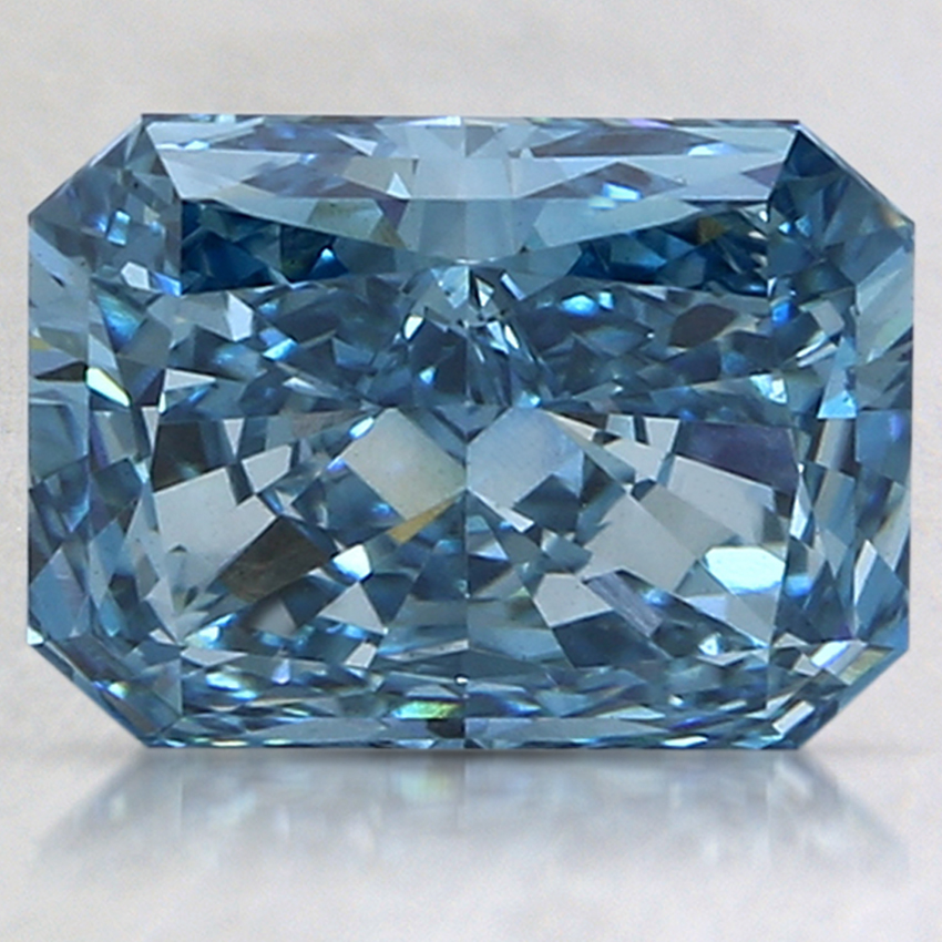 3.03 Ct. Fancy Intense Blue Radiant Lab Grown Diamond