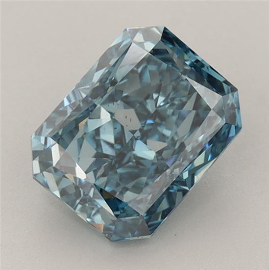 1.71 Ct. Fancy Vivid Blue Radiant Lab Grown Diamond