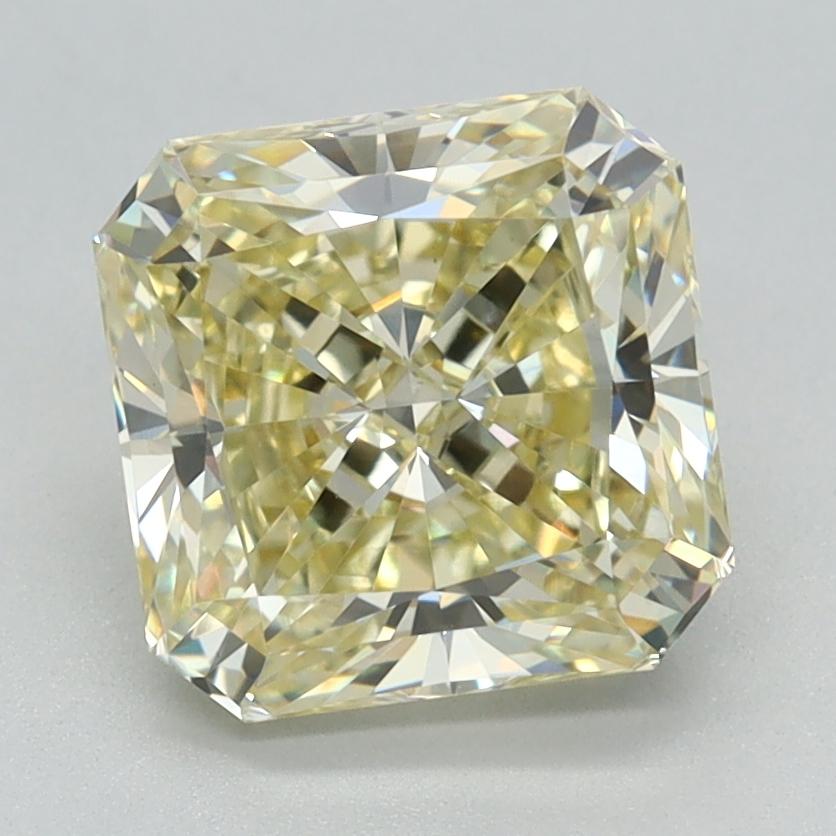 2.10 Ct. Fancy Light Yellow Radiant Lab Grown Diamond