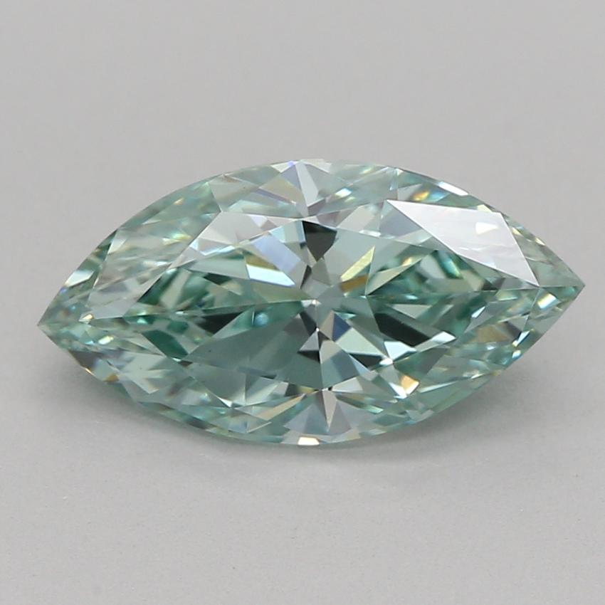 1.06 Ct. Fancy Vivid Green Marquise Lab Grown Diamond