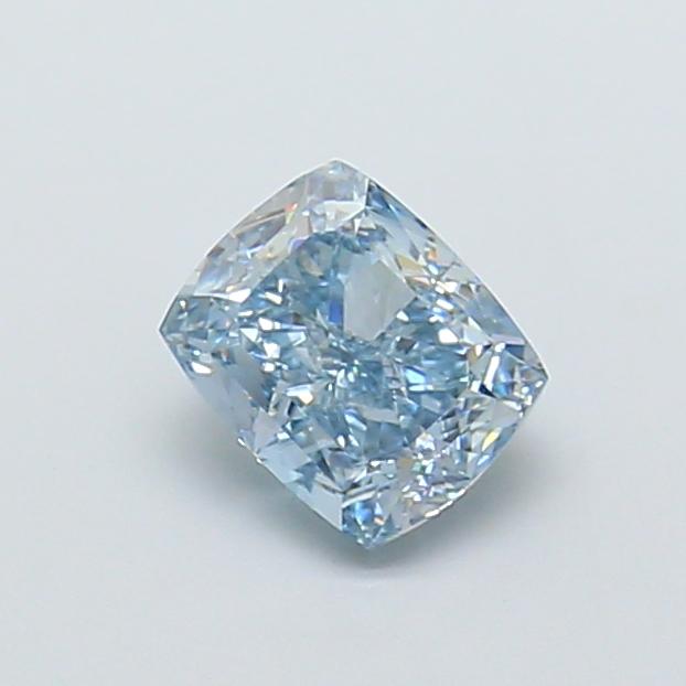 1.56 Ct. Fancy Intense Blue Cushion Lab Grown Diamond