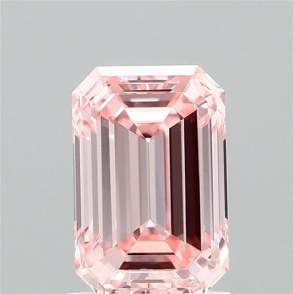 1.51 Ct. Fancy Vivid Pink Emerald Lab Grown Diamond