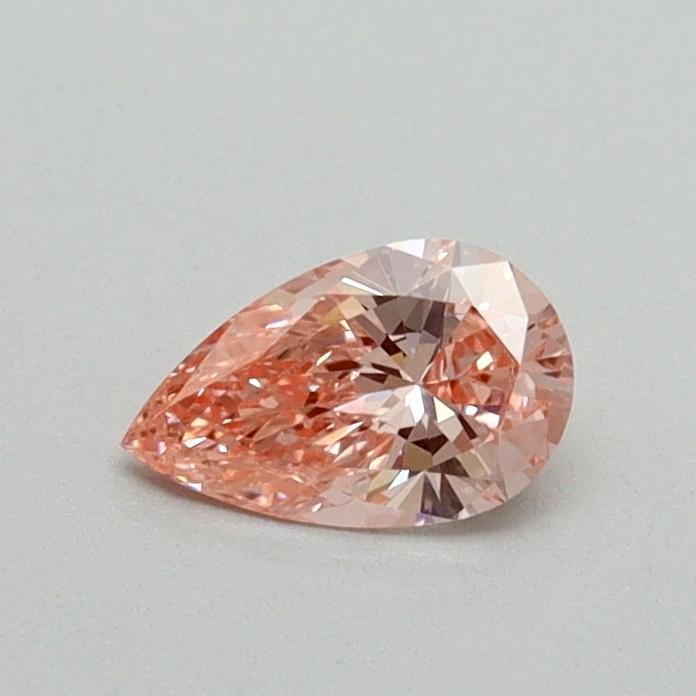 0.31 Ct. Fancy Vivid Pink Pear Lab Grown Diamond