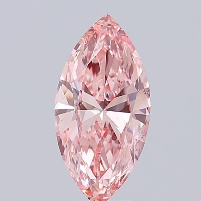 2.00 Ct. Fancy Vivid  Pink Marquise Lab Grown Diamond