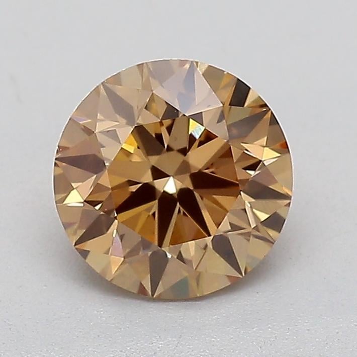 1.00 Ct. Fancy  Brown Round Lab Grown Diamond