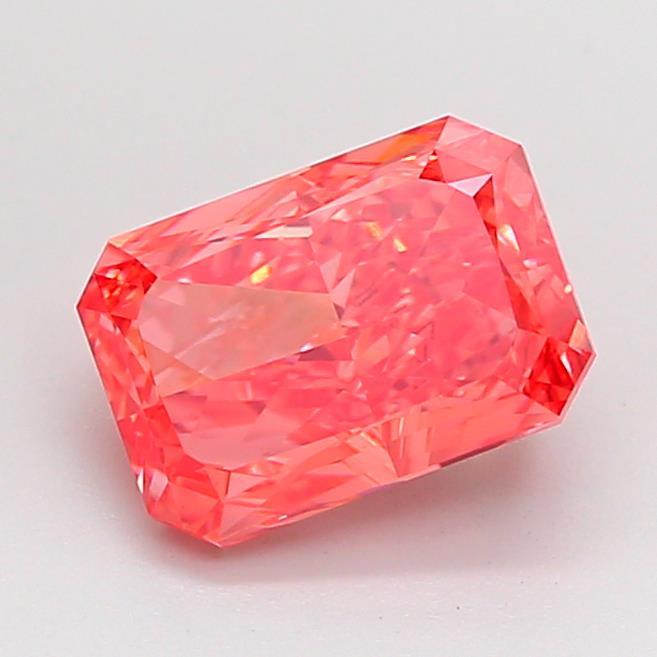 2.08 Ct. Fancy Vivid Pink Radiant Lab Grown Diamond