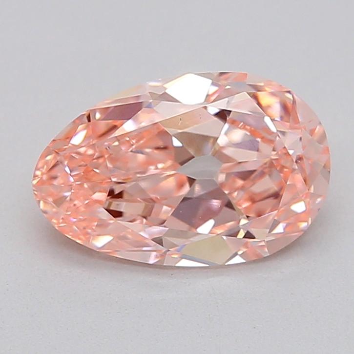 1.00 Ct. Fancy Vivid  Pink Pear Lab Grown Diamond