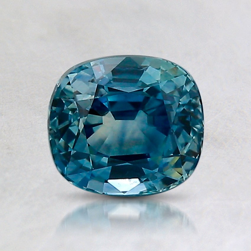 6.4x5.7mm Blue Cushion Montana Sapphire
