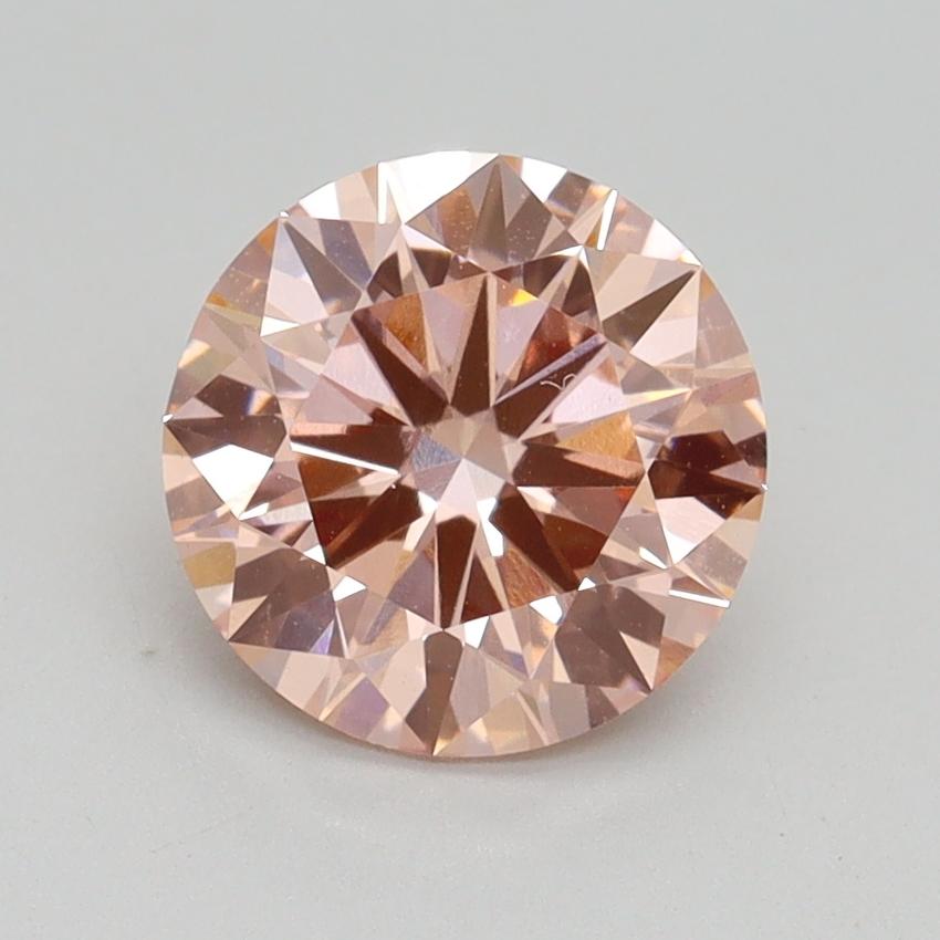 1.75 Ct. Fancy Intense Pink Round Lab Grown Diamond