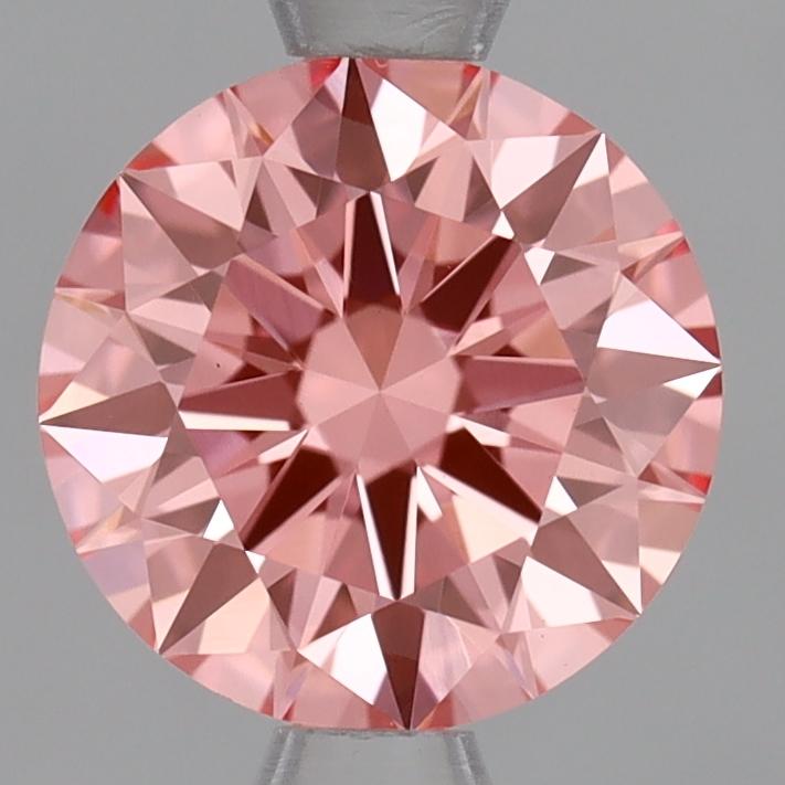 1.02 Ct. Fancy Vivid Pink Round Lab Grown Diamond