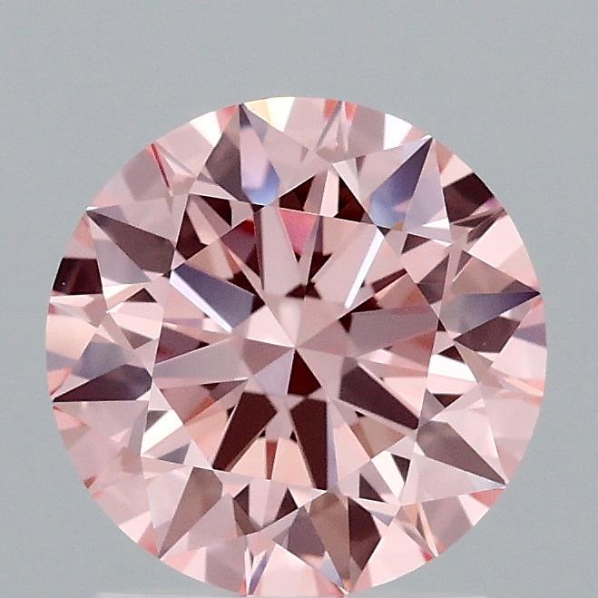 1.60 Ct. Fancy Vivid Pink Round Lab Grown Diamond