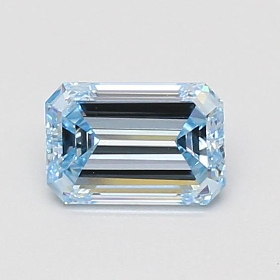 0.70 Ct. Fancy Intense Blue Emerald Lab Grown Diamond