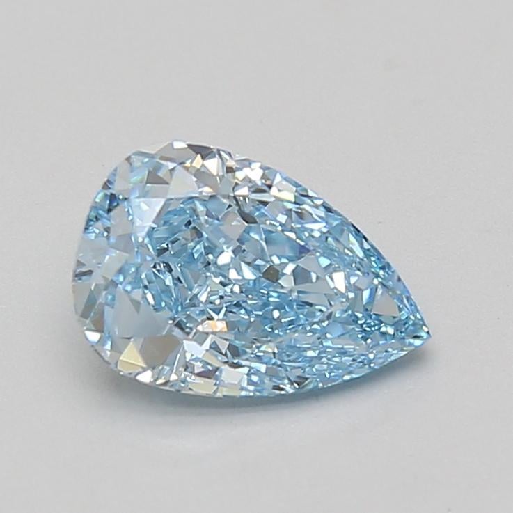 1.55 Ct. Fancy Vivid Blue Pear Lab Grown Diamond