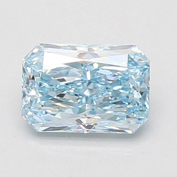1.07 Ct. Fancy Vivid Blue Radiant Lab Grown Diamond
