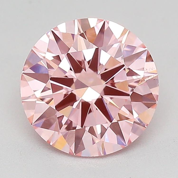 1.52 Ct. Fancy Vivid  Pink Round Lab Grown Diamond