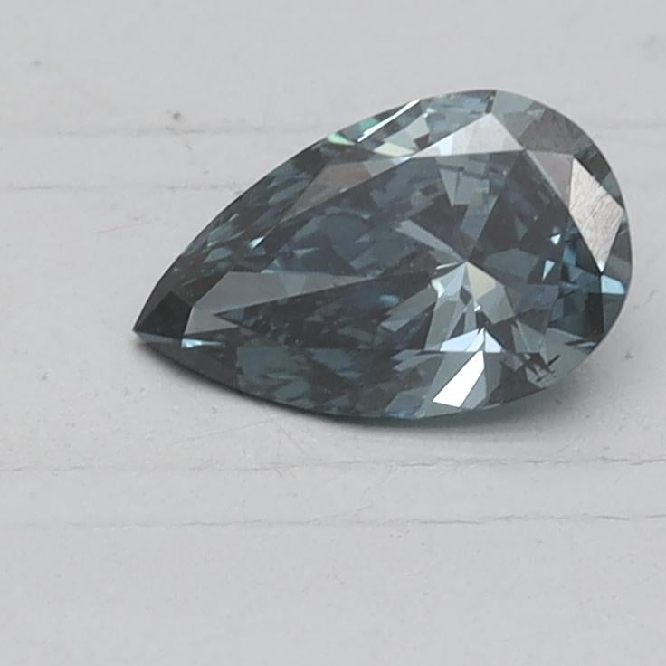 0.50 Ct. Fancy Deep Blue Pear Lab Grown Diamond