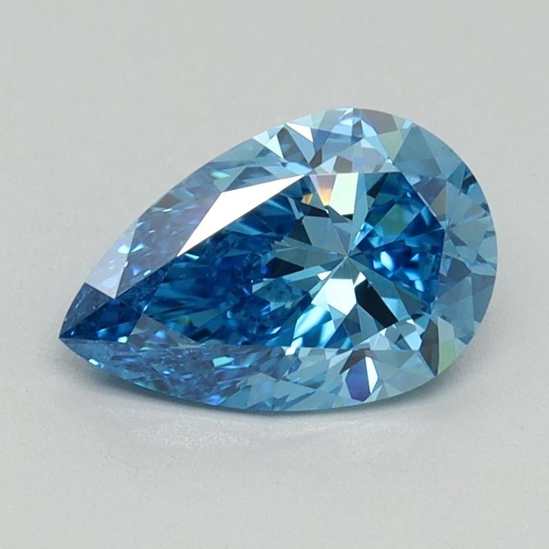 1.06 Ct. Fancy Vivid Blue Pear Lab Grown Diamond