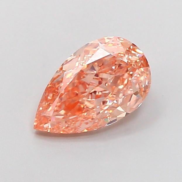 1.56 Ct. Fancy Intense Brownish Orange Pear Lab Grown Diamond