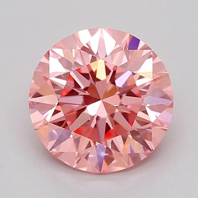 1.05 Ct. Fancy Vivid  Pink Round Lab Grown Diamond