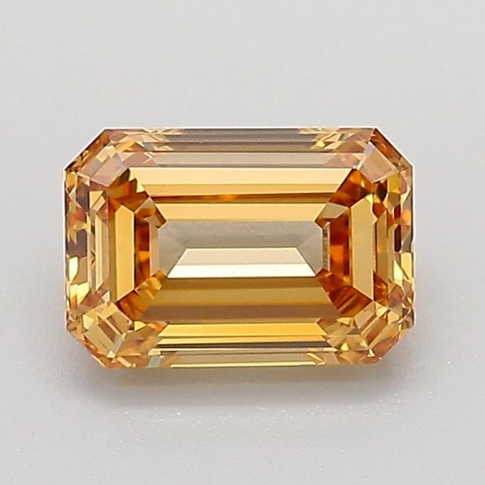 1.03 Ct. Fancy Light  Brown Emerald Lab Grown Diamond