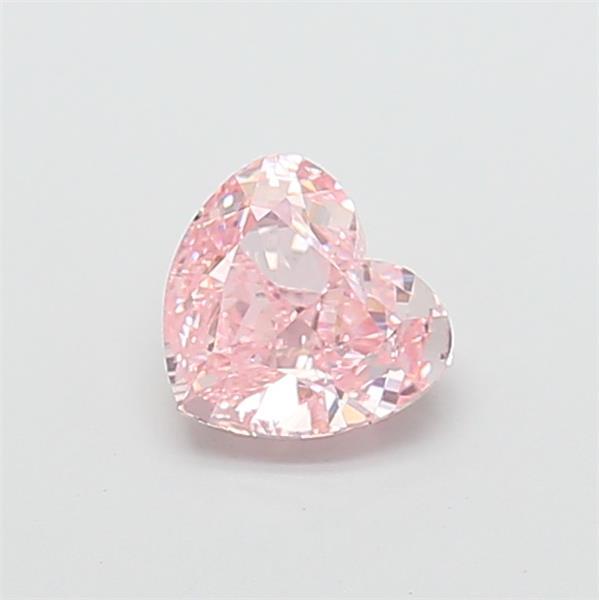 1.26 Ct. Fancy Intense Pink Heart Lab Grown Diamond
