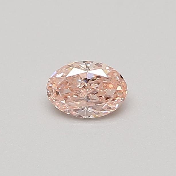 0.32 Ct. Fancy Intense Pink Oval Lab Grown Diamond