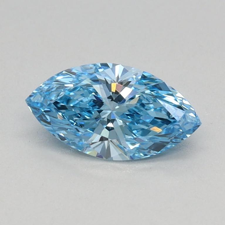 0.37 Ct. Fancy Vivid Blue Marquise Lab Grown Diamond
