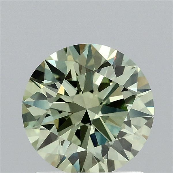 1.33 Ct. Fancy Vivid Green Round Lab Grown Diamond