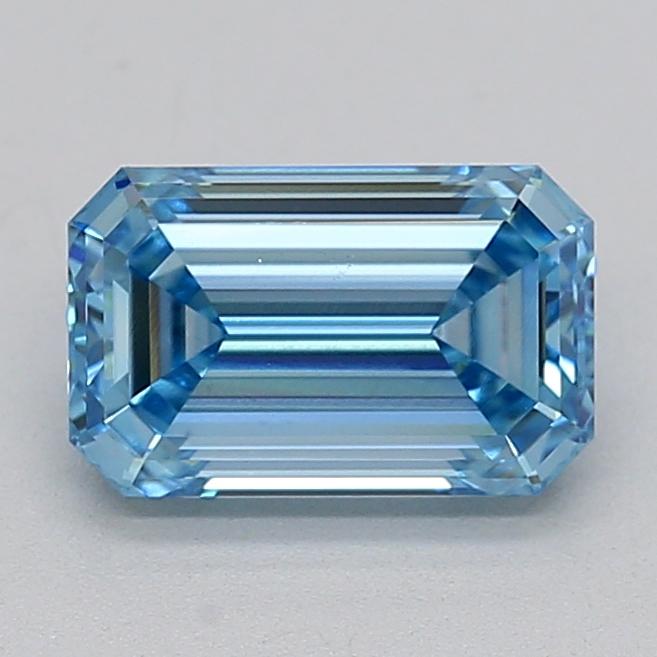 1.30 Ct. Fancy Intense  Blue Emerald Lab Grown Diamond
