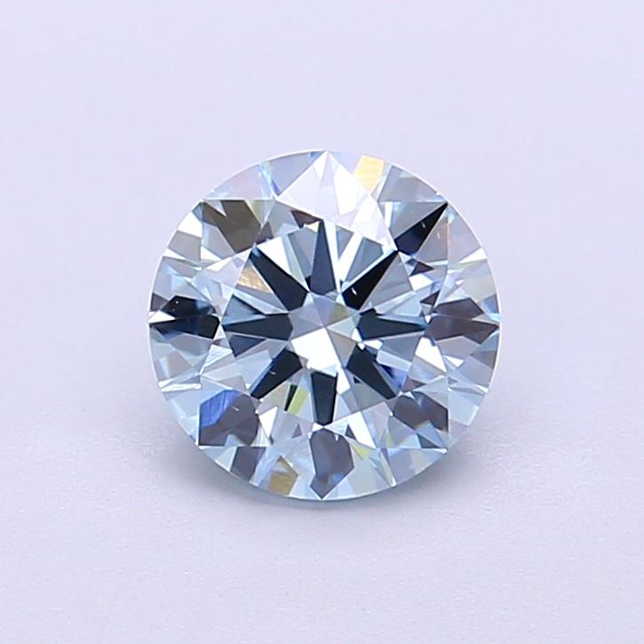 1.18 Ct. Fancy Blue Round Lab Grown Diamond