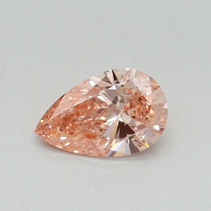 0.30 Ct. Fancy Vivid Pink Pear Lab Grown Diamond